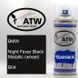 Preview: BMW, Night Fever Black Metallic (wheel), B04: 400ml Sprühdose, von ATW Autoteile West.